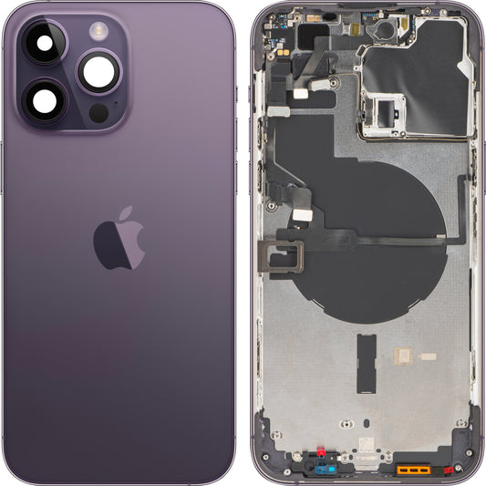 Apple iPhone 14 Pro Max Batterieabdeckung, mit halber Hülle, lila (Deep Purple), Swap
