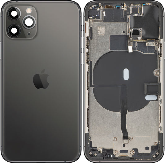 Apple iPhone 11 Pro Batterijdeksel, Met Tussenbehuizing, Zwart (Space Gray), Swap