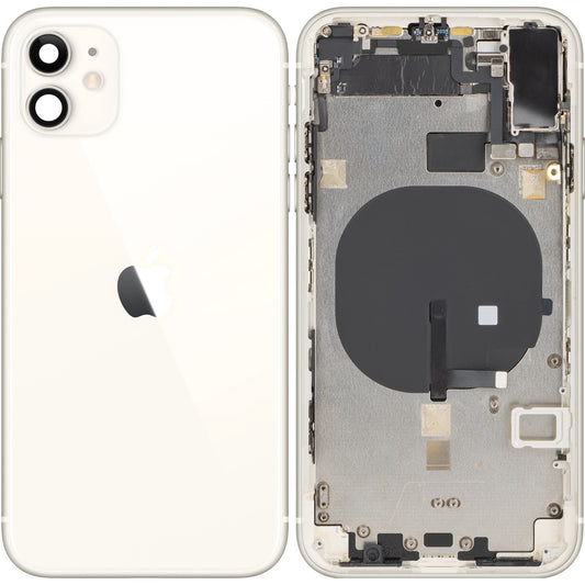 Apple iPhone 11 batterijdeksel, met middengedeelte, wit, verwisselbaar