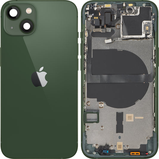 Apple iPhone 13 Akkudeckel, mit Mittelgehäuse, Grün, Swap