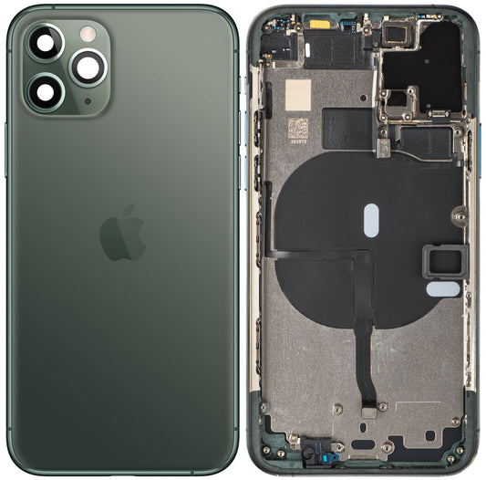 Batterijdeksel Apple iPhone 11 Pro, Met Middenbehuizing, Groen (Midnight Green), Swap