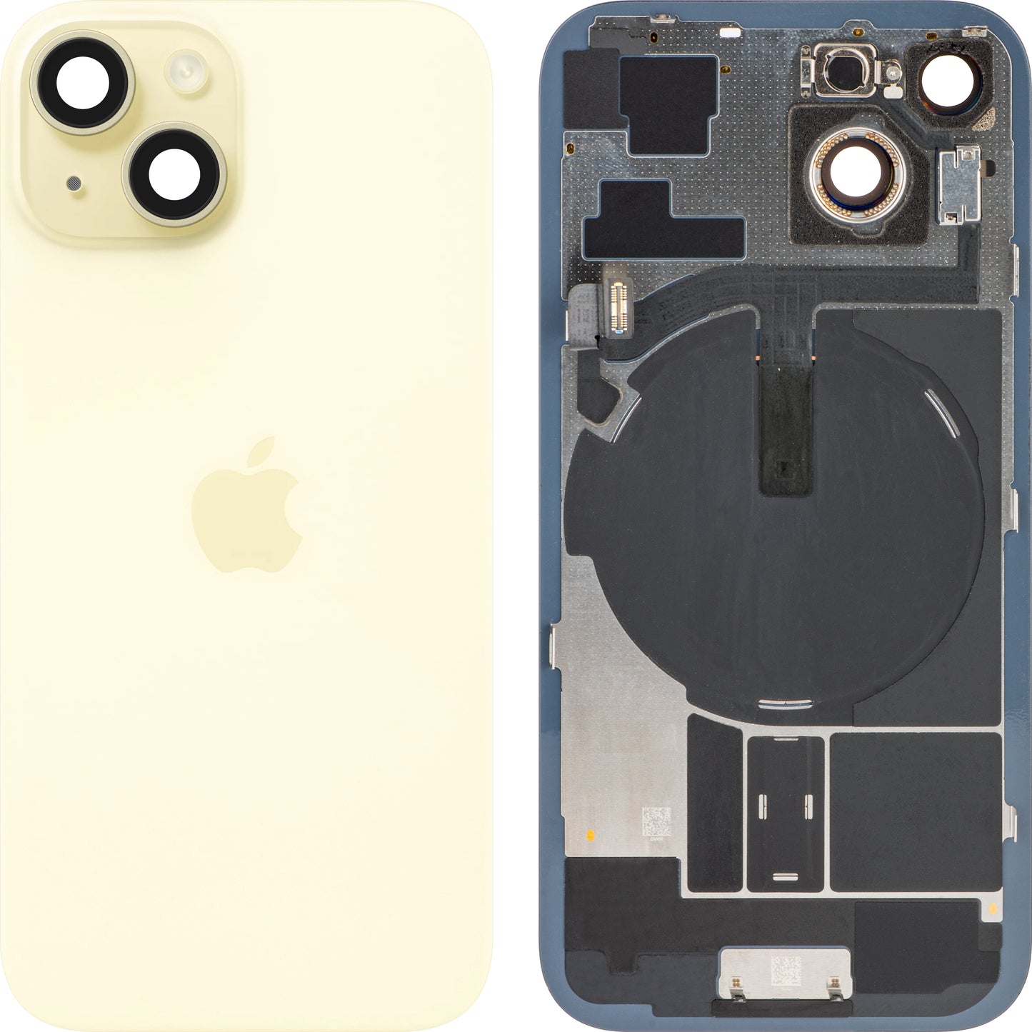 Apple iPhone 15 Batteriedeckel, Gelb, Swap Premium