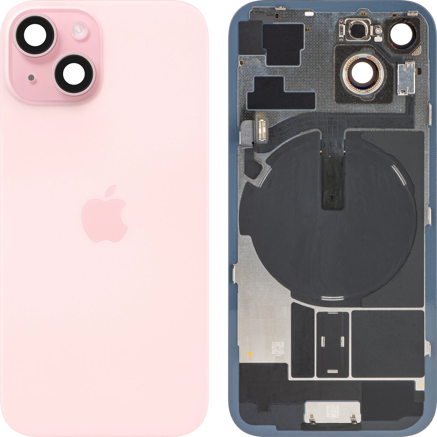 Capot Batterie Apple iPhone 15, Rose, Échange