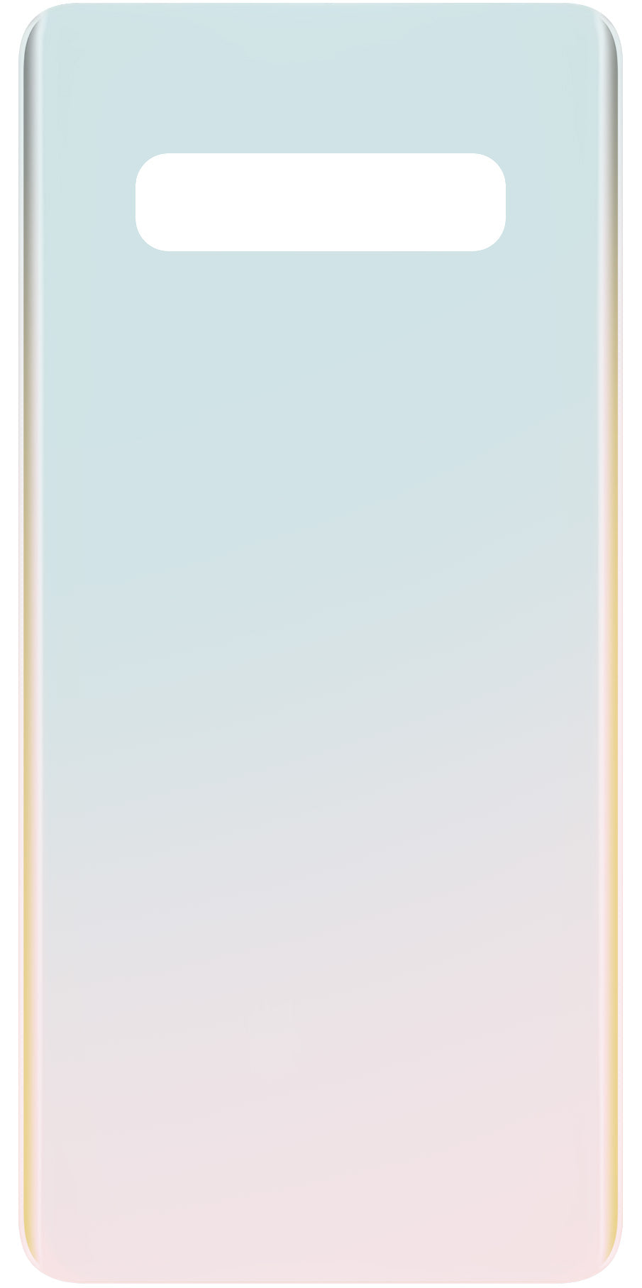 Cache Batterie compatible avec Samsung Galaxy S10+ G975, Turquoise