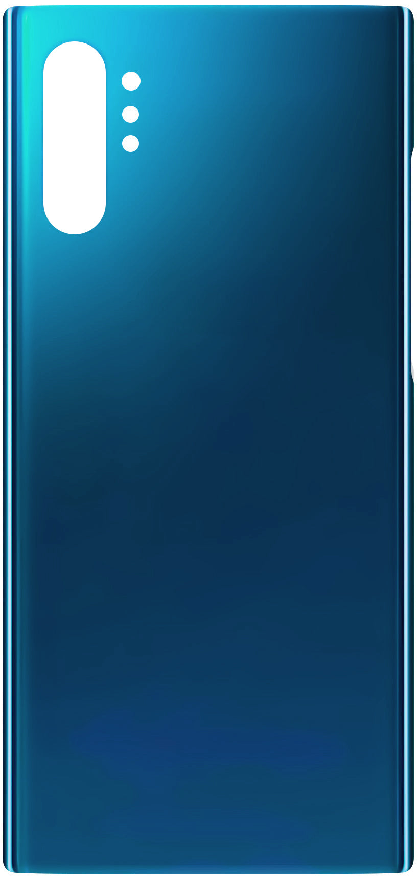 Couvercle de batterie compatible avec Samsung Galaxy Note 10+ 5G N976 / Note 10+ N975, Bleu