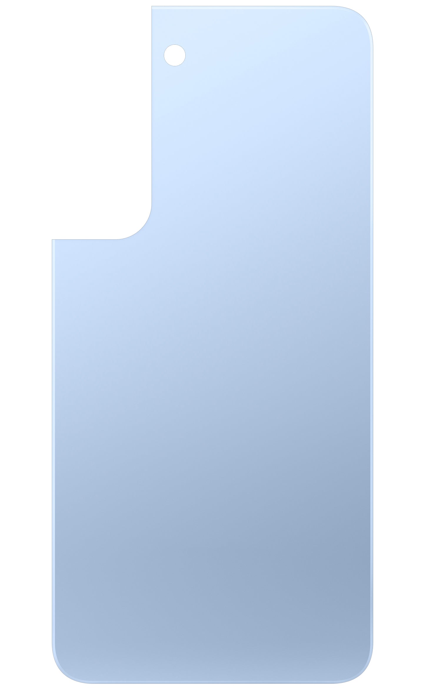 Couvercle de batterie compatible avec Samsung Galaxy S22 5G S901, Bleu
