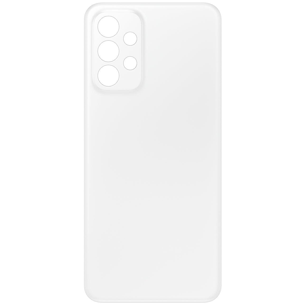 Couvercle de batterie compatible avec Samsung Galaxy A23 5G A236, Blanc