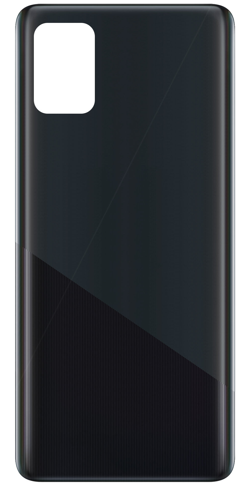 Cache Batterie compatible avec Samsung Galaxy A51 A515, Noir