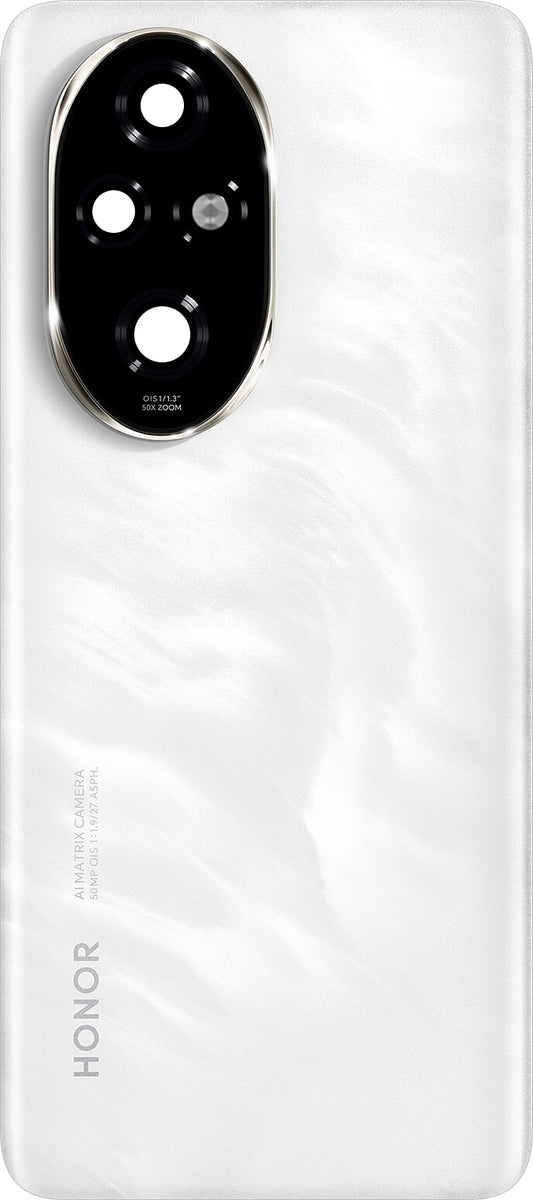 Batterijdeksel Honor 200 Pro, Zilver (Maanlichtwit), Service Pack 0235AKNU
