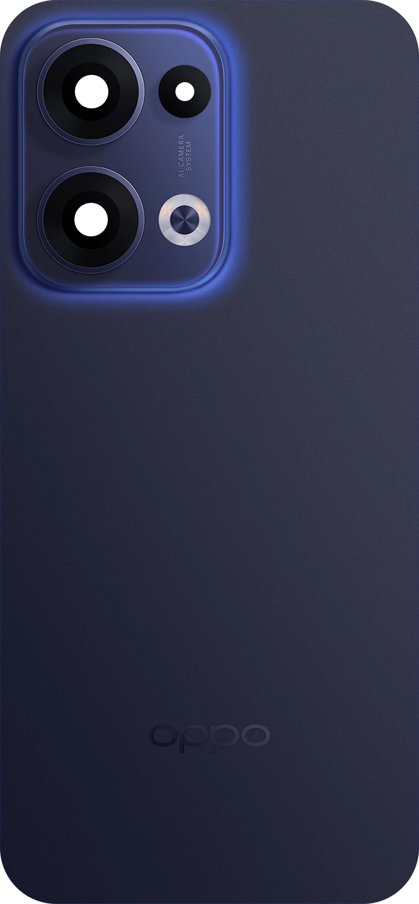 Batterijdeksel Oppo Reno13, Blauw (Luminous Blue), Service Pack 621033000483