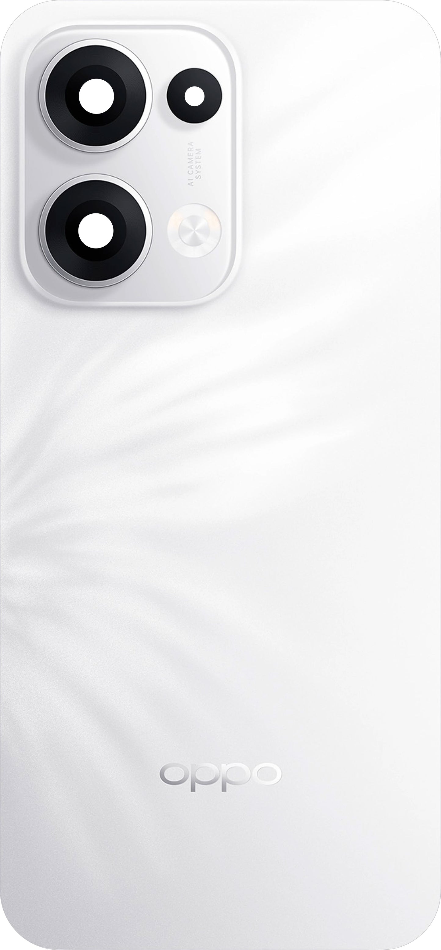 Batterijdeksel Oppo Reno13, Wit (Plume White), Service Pack 621033000484