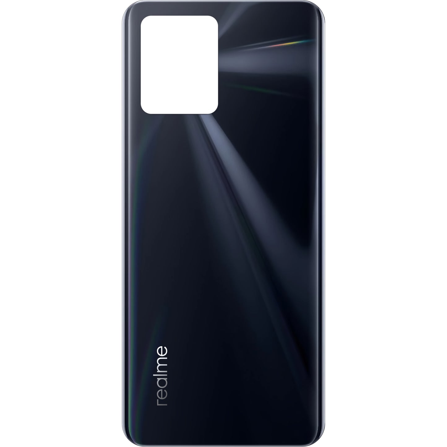 Akkuabdeckung / Backcover für Realme 8 | Schwarz (Punk Black) | Service Pack