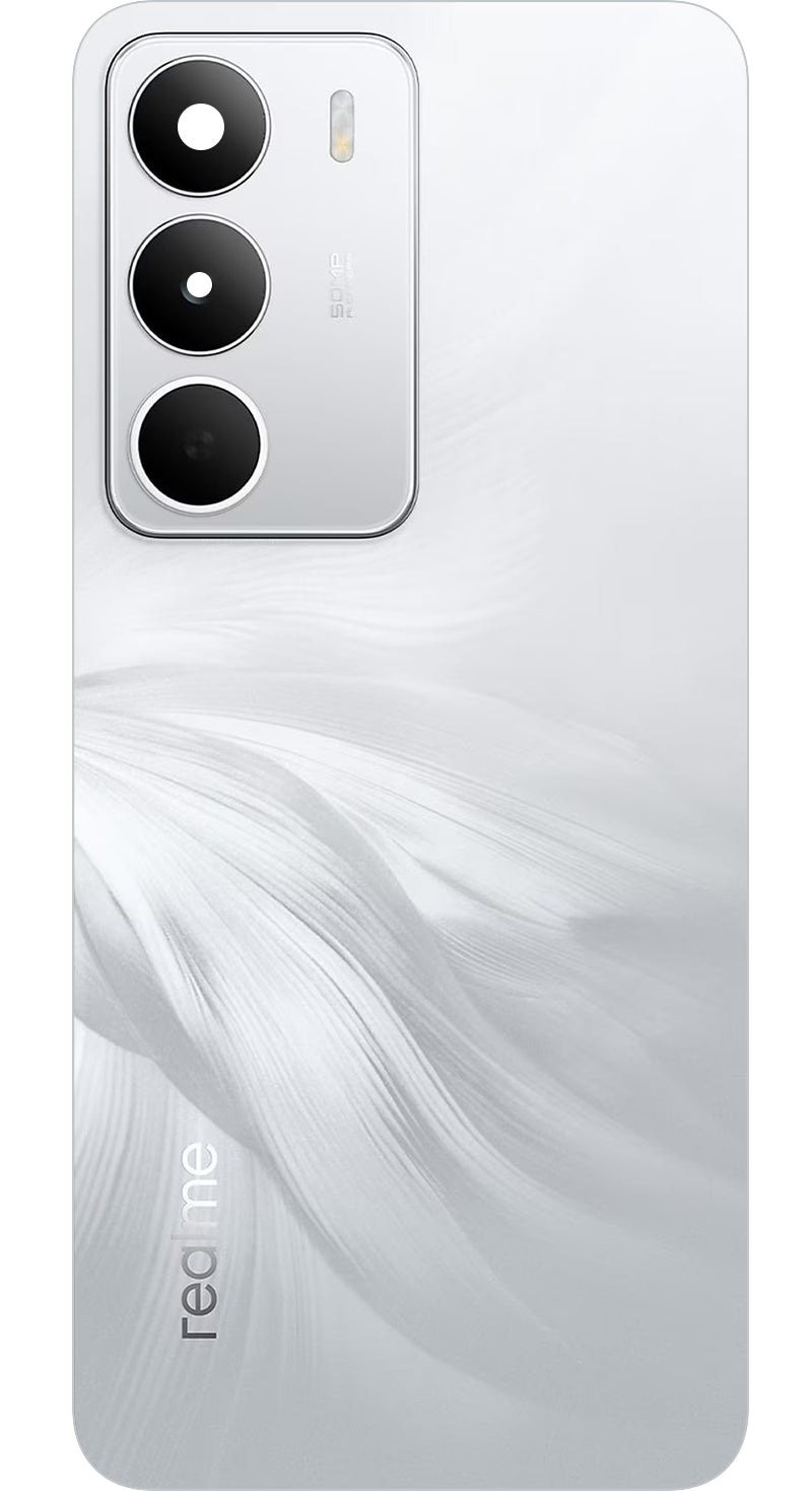 Batterijdeksel Realme C71, Wit (White Swan), Service Pack 621033000625