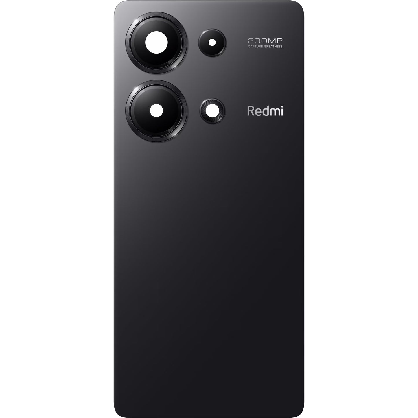 Batterijdeksel Xiaomi Redmi Note 13 Pro 4G, zwart (Midnight Black), Service Pack 56000700N600