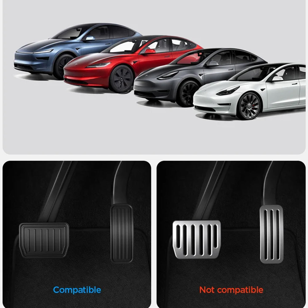 Couvre-pédales Auto Spigen Line Design TO200P pour Tesla Y / 3 ACP11627