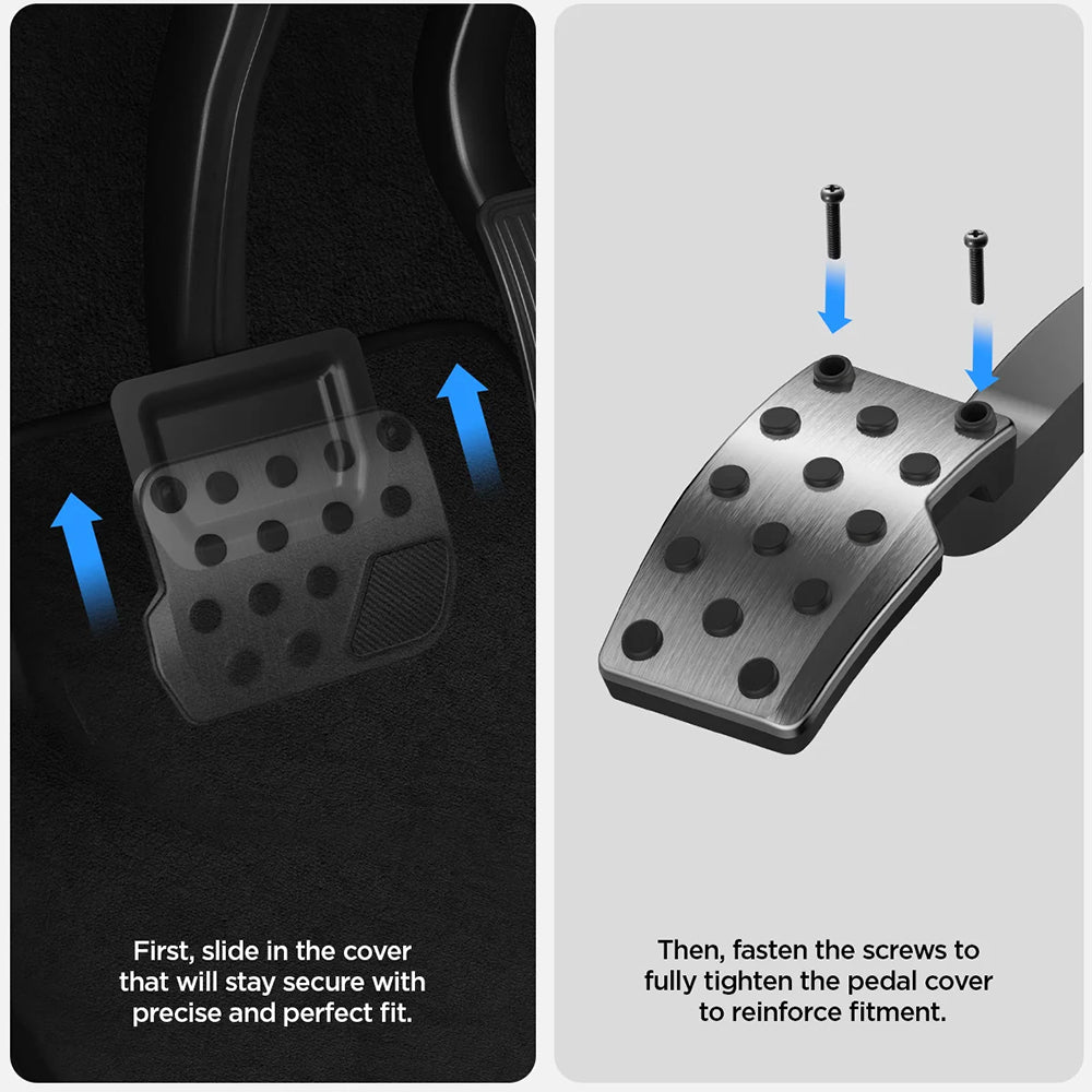 Spigen Stuttgart Auto-Pedalabdeckungen TO200 für Tesla Y / 3 ACP04510