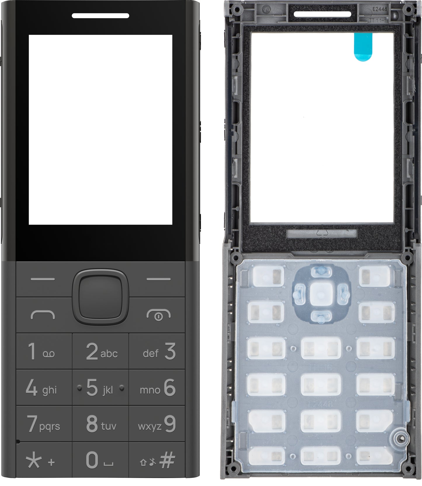 Voorzijde voor HMD 150 Music, Grijs