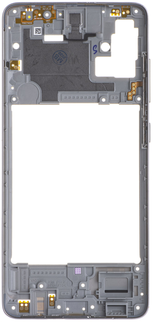 Samsung Galaxy A51 A515 Halbschale Samsung Galaxy A51 A515, Silber