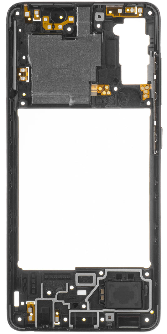 Samsung Galaxy A41 A415 Hälfte Fall, schwarz