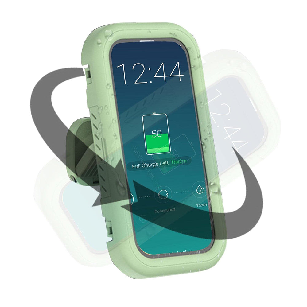 Coque Murale avec Membrane Tactile Techsuit LC-999 pour Téléphone, Étanche, Blanc Doré