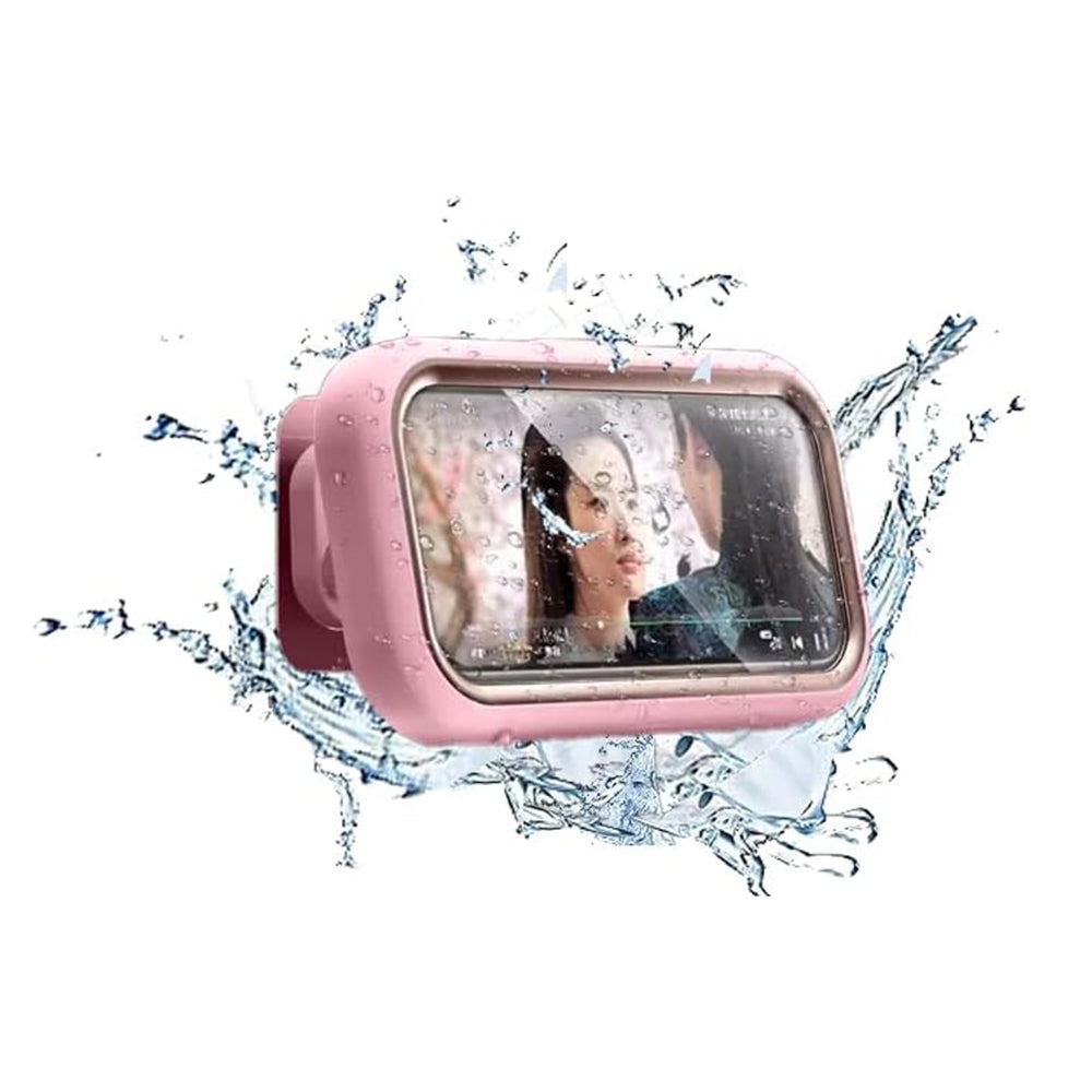 Techsuit LC-999 Wall Case with Touch Membrane for Phone, Waterproof, Rose Gold