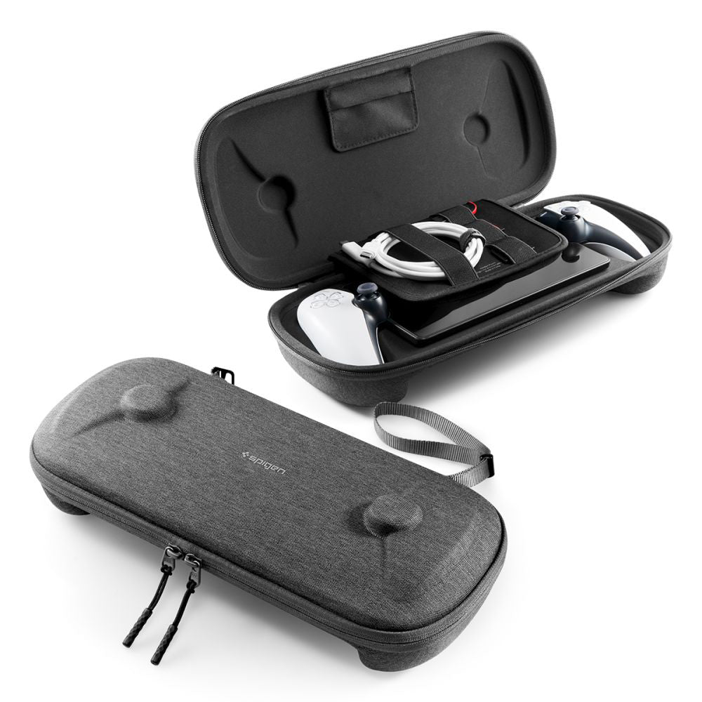 Étui de protection Spigen Klasden pour la console Sony Playstation Portal Remote Player, Gris