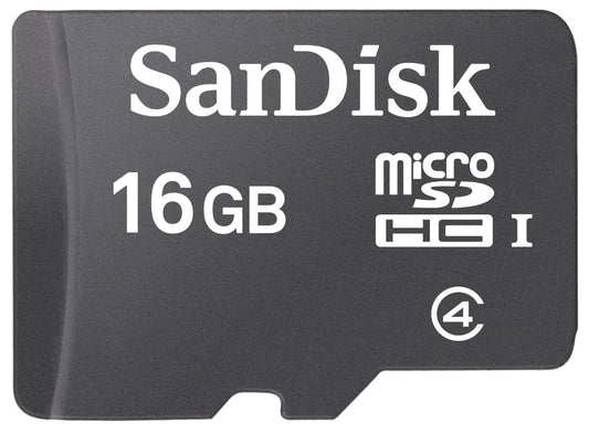 Carte mémoire SanDisk microSDHC, 16 Go, classe 4 SDSDQM-016G-B35