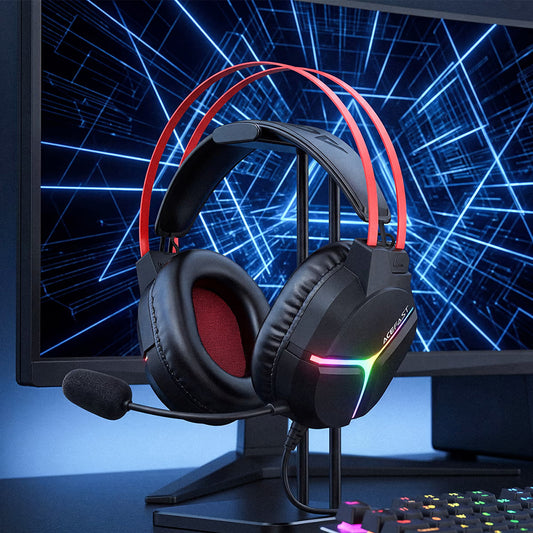 Casque Gaming 3,5 mm Acefast H16, RGB, 2m, Noir
