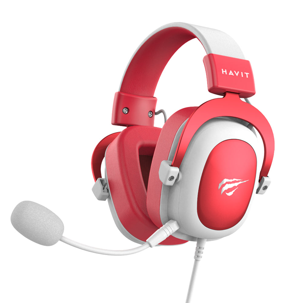 Gaming Kopfhörer 3.5mm HAVIT H2002D, 2m, Rot