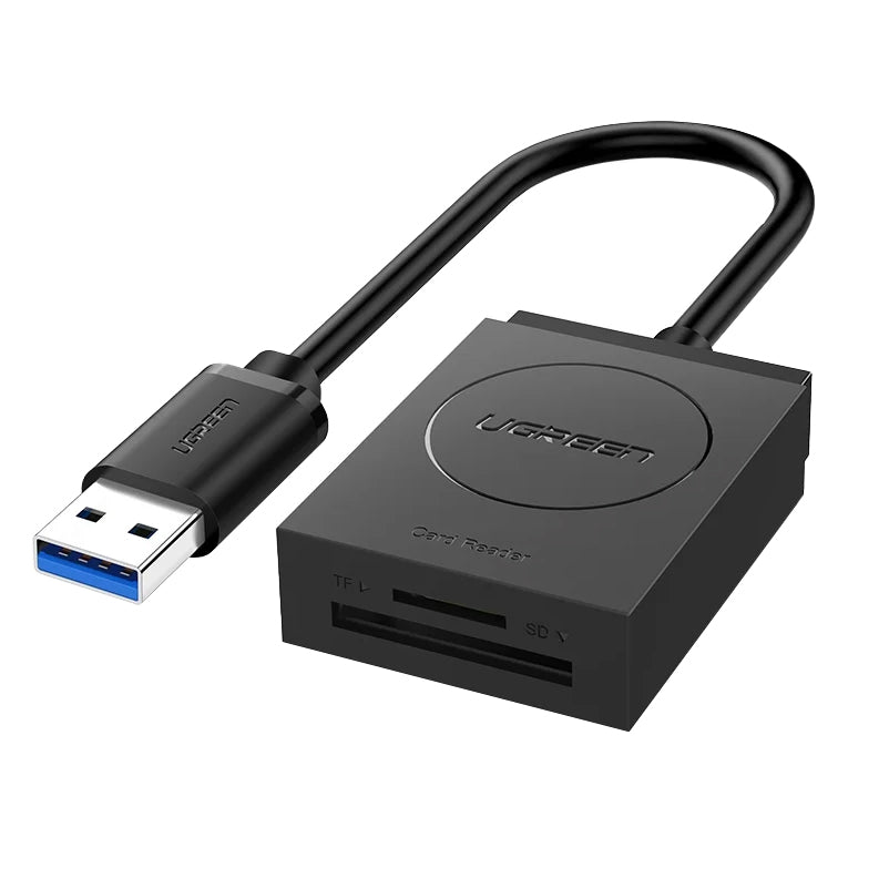 Kaartlezer USB 3.0 UGREEN CR127, SD - microSD, Zwart