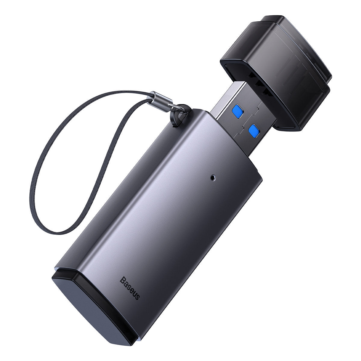 Baseus USB 3.0 Kartenleser | SD & microSD | Plug & Play | Grau