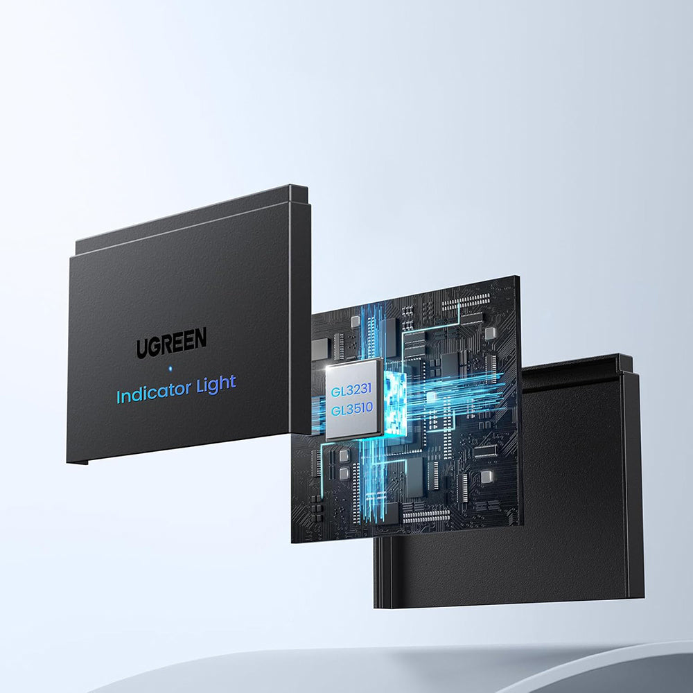 Kaartlezer USB / USB-C UGREEN CM812 (45167), SD - microSD - 2 x USB-A, Zwart