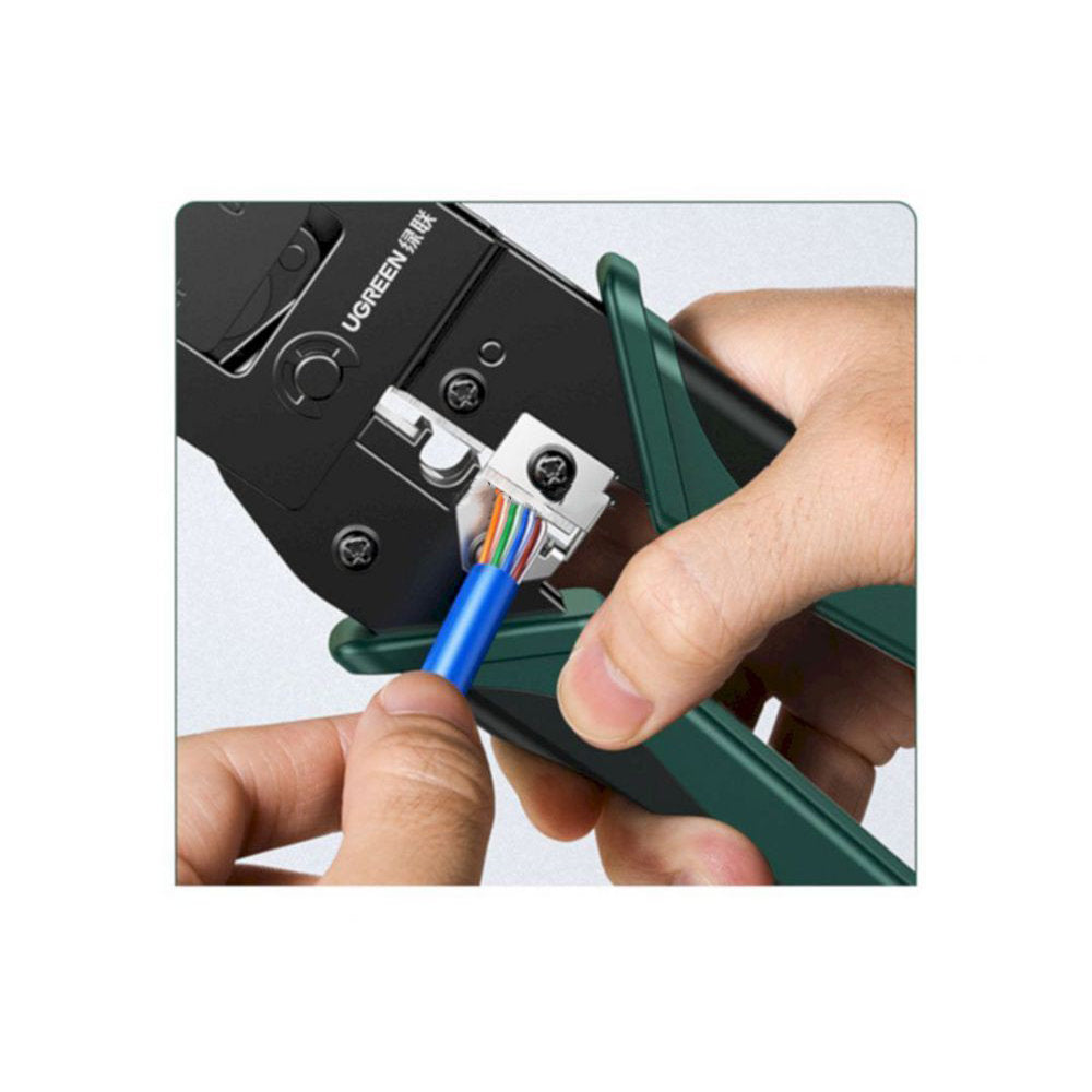 UGREEN NW136 Crimpzange | RJ45 / RJ11 | Grün | Netzwerk-Werkzeug
