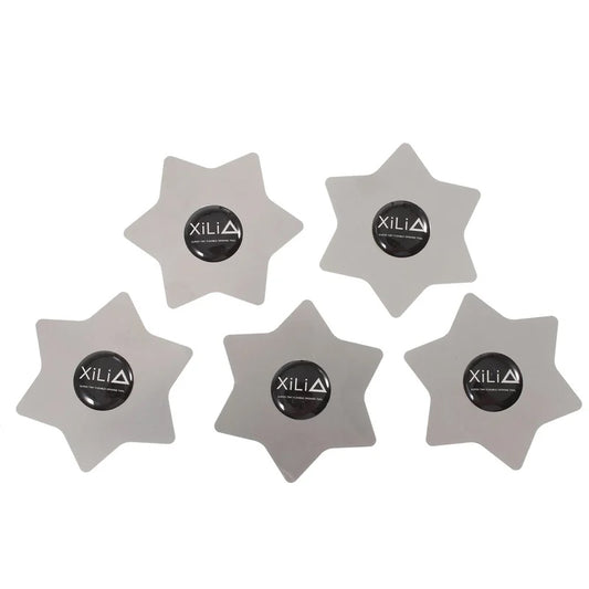Metallklammer Xili Hexagon, 5 Stück Set