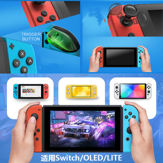 Techsuit THSWC-controller voor Nintendo Switch / Switch OLED / Switch Lite, Rood Blauw