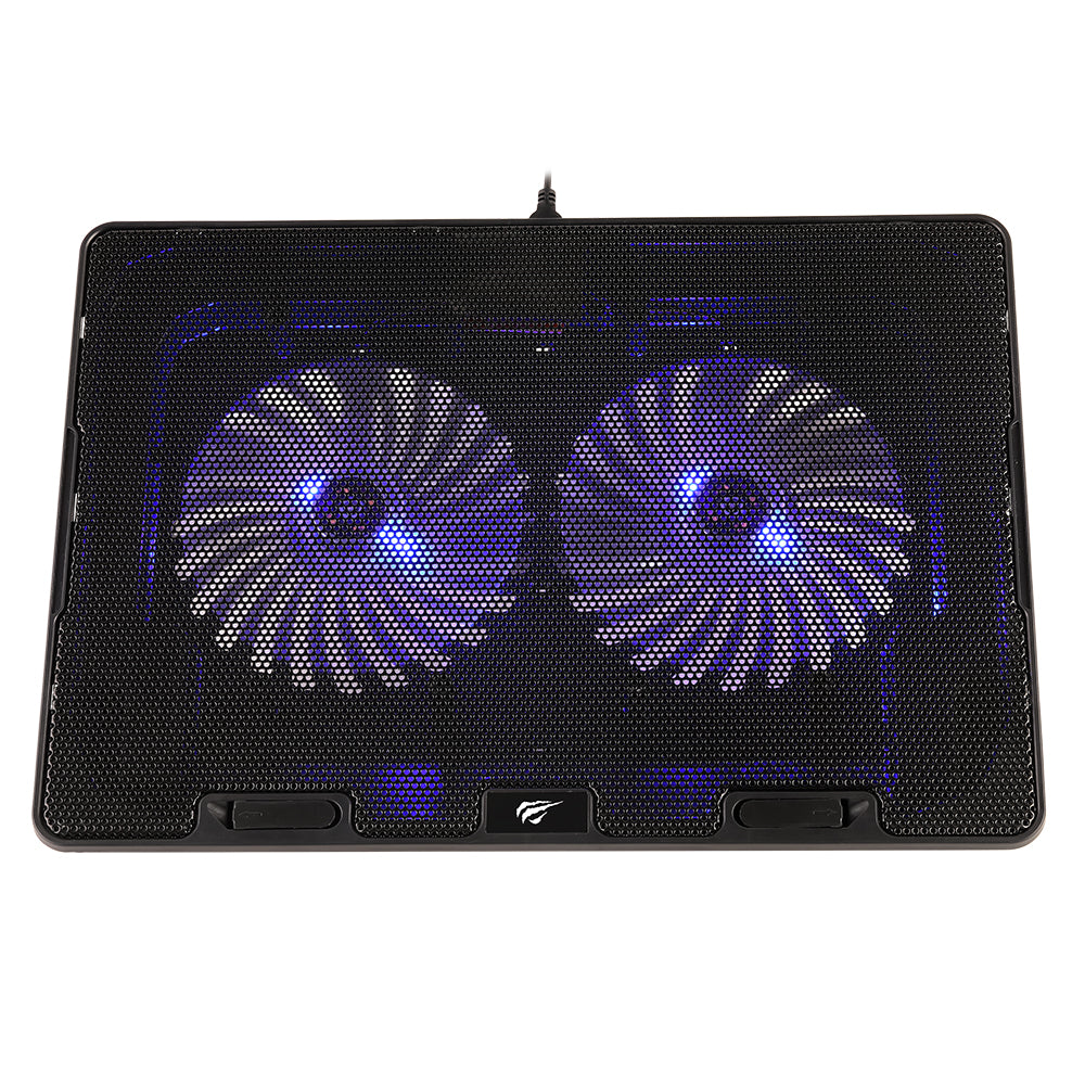 Refroidisseur HAVIT F2083 pour ordinateur portable 9 pouces - 17 pouces, Noir