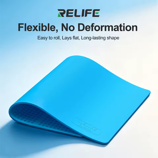 Tapis de service Relife RL-004DS, 500mm x 300mm, Bleu