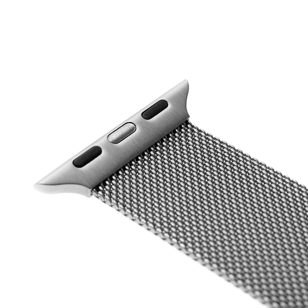 Bracelet Fixed Mesh pour Apple Watch 42mm / 41mm / 40mm / 38mm Series, Argenté