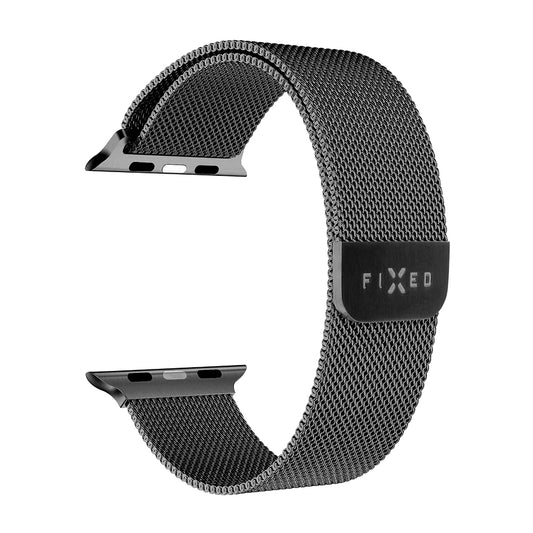 Bracelet Fixed Mesh pour Apple Watch 42mm / 41mm / 40mm / 38mm Series, Noir