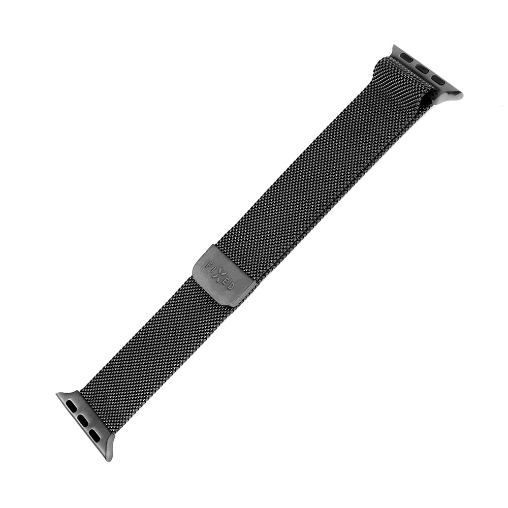 Bracelet Fixed Mesh pour Apple Watch 49mm / 46mm / 45mm / 44mm / 42mm Series, Noir