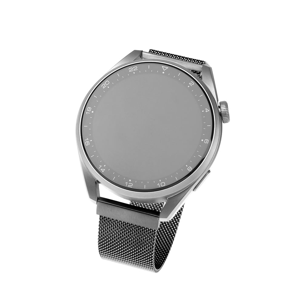 Bracelet Fixed Mesh pour Huawei Watch / Garmin Watch Series, 18mm, Noir