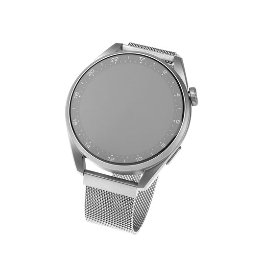 Fixed Mesh Armband für Samsung Galaxy Watch / Huawei Watch Series, 20mm, Silberfarben