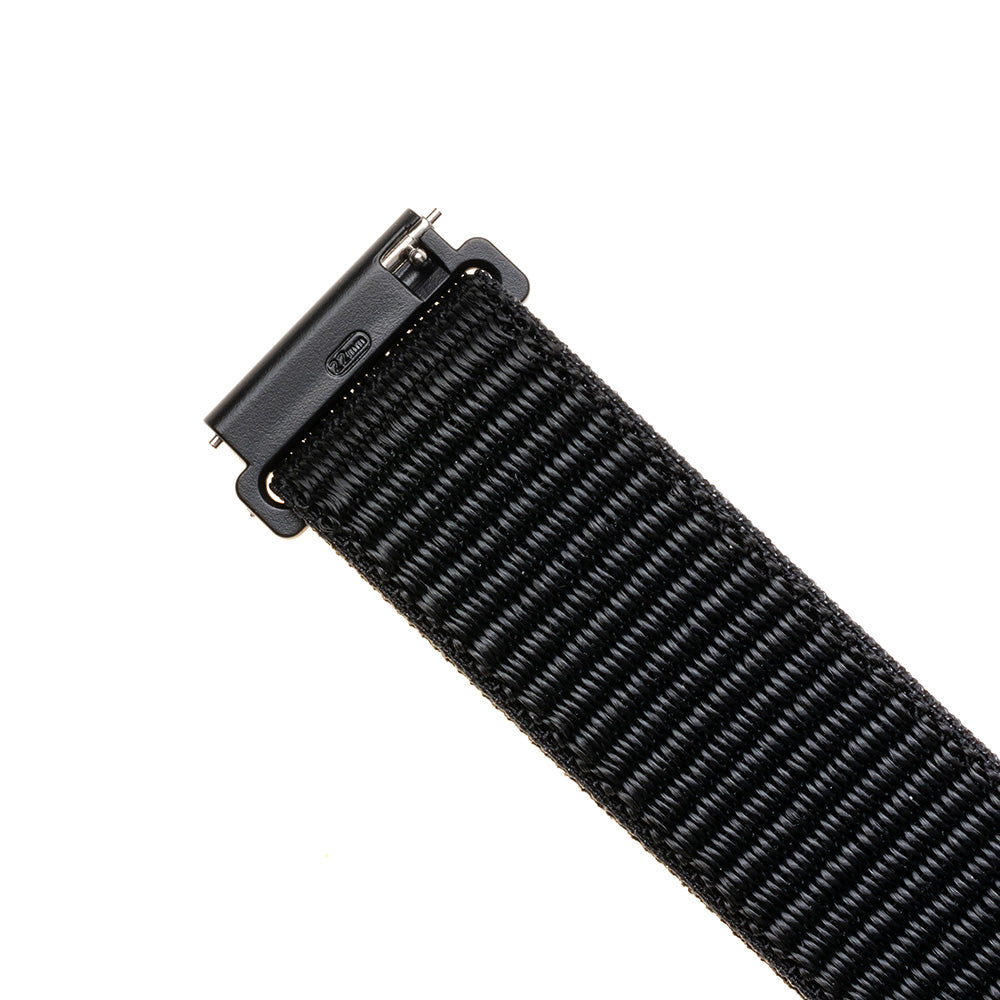 Bracelet Fixed Nylon pour Samsung Galaxy Watch / Huawei Watch Series, 20mm, Noir