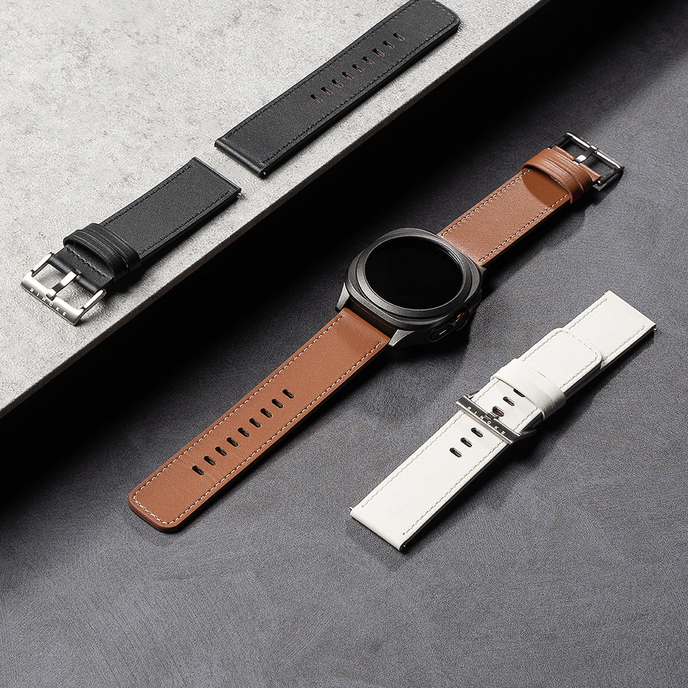 Ringke One Basic Bold Armband für Fossil Watch / Mobvoi Watch / Suunto Watch Series, 24mm, Weiß