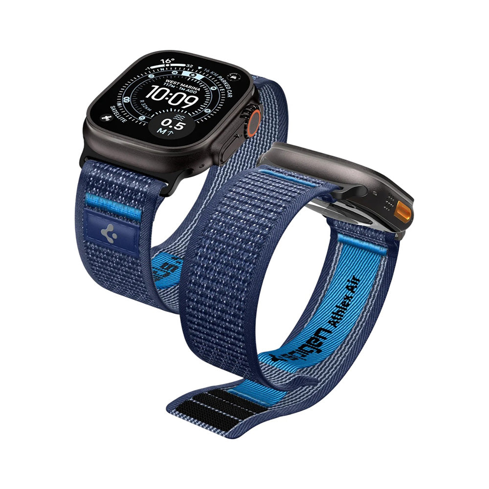 Spigen Athlex Air 2 Strap for Apple Watch 49mm / 46mm / 45mm / 44mm Series, Navy AMP10608