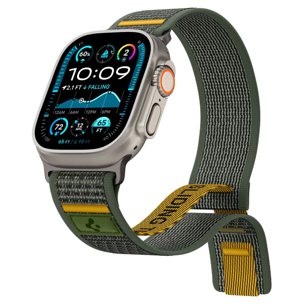 Spigen Athlex Air Armband für Apple Watch 49mm / 46mm / 45mm / 44mm Serie, Grün AMP09035