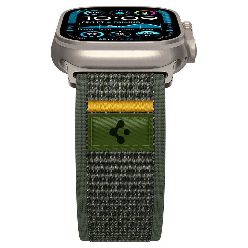 Spigen Athlex Air Armband für Apple Watch 49mm / 46mm / 45mm / 44mm Serie, Grün AMP09035