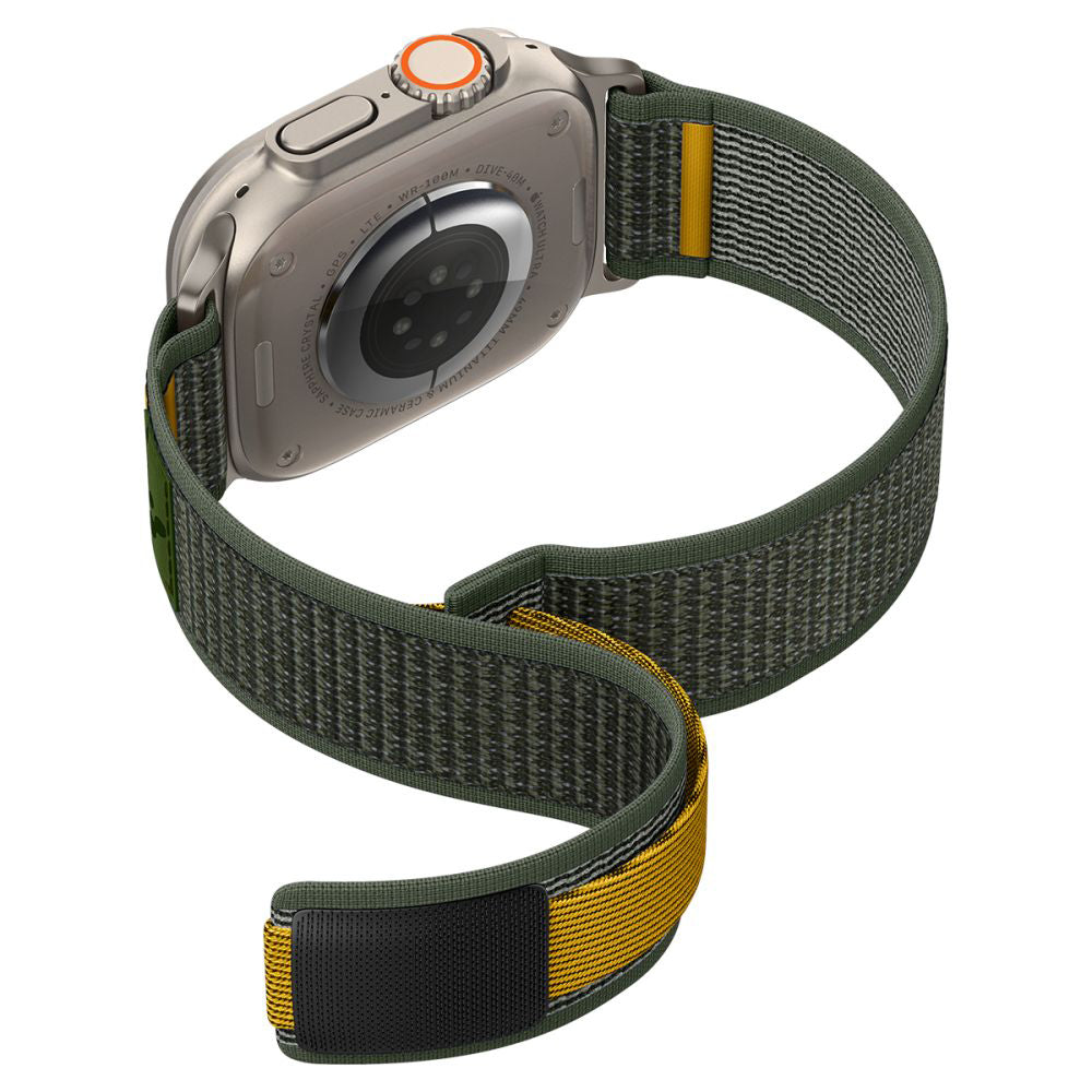Spigen Athlex Air Armband für Apple Watch 49mm / 46mm / 45mm / 44mm Serie, Grün AMP09035