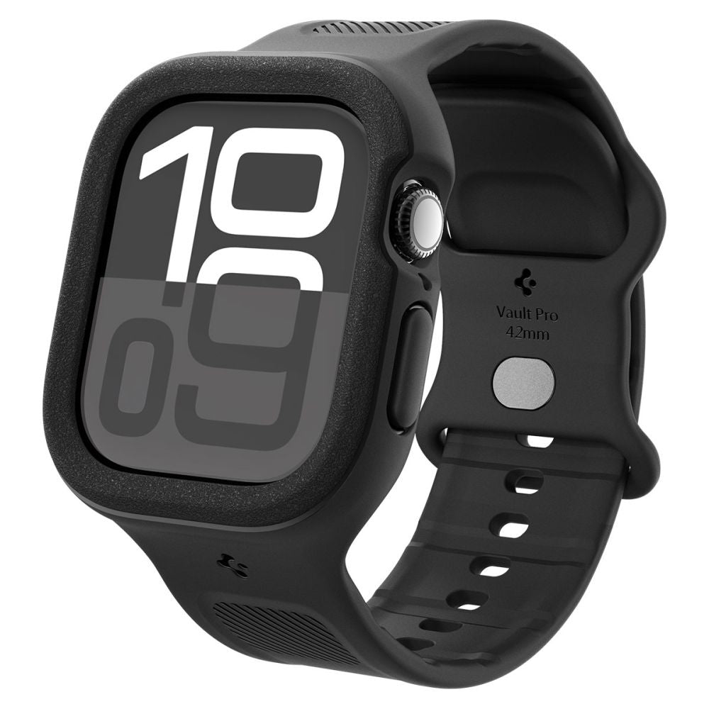 Spigen Caseology Vault Pro band voor Apple Watch Series 10 / 11 46mm, Mat Zwart