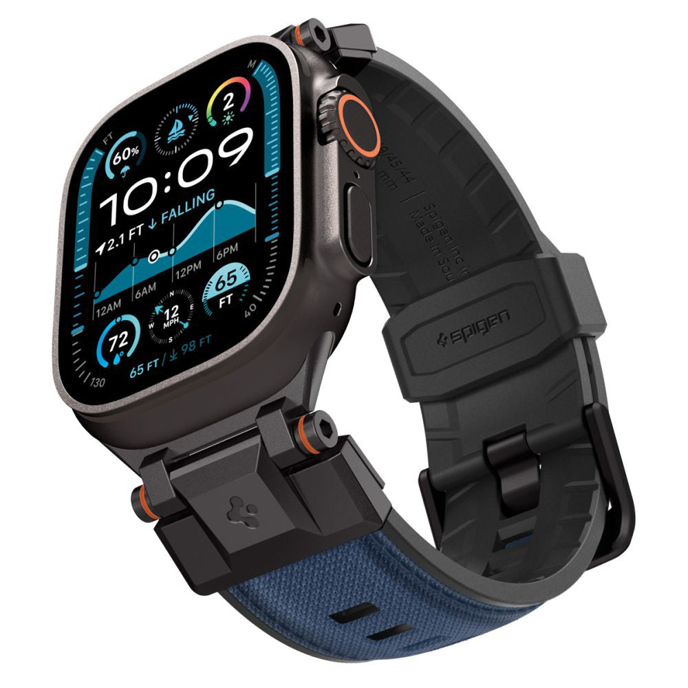 Spigen DuraPro Armor Gurt für Apple Watch 49mm / 46mm / 45mm / 44mm / 42mm Serie, Marineblau AMP09103